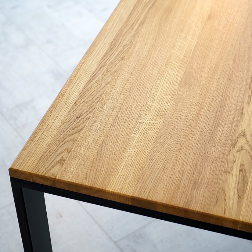 Pracovný stôl Best s masívnou dubovou doskou