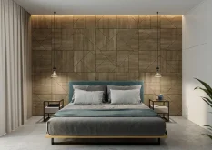 Designový obkladový panel s dubovou dýhou, vzor Sevilla, 60x30 cm