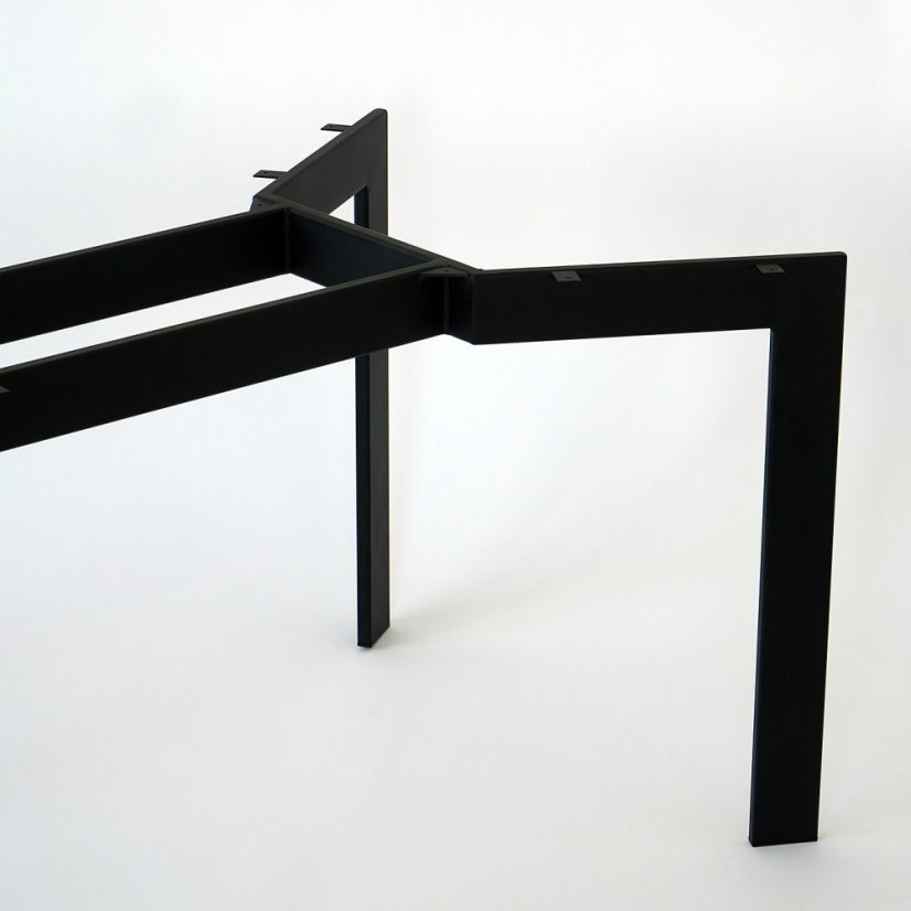 Podnožie k jedálenskému stolu Smart s podperami - Pôdorysné rozmery konštrukcie: 1300 x 600