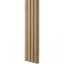 Designový obkladový panel s lamelami MINI, dub Natura, 12,3 x 275 cm