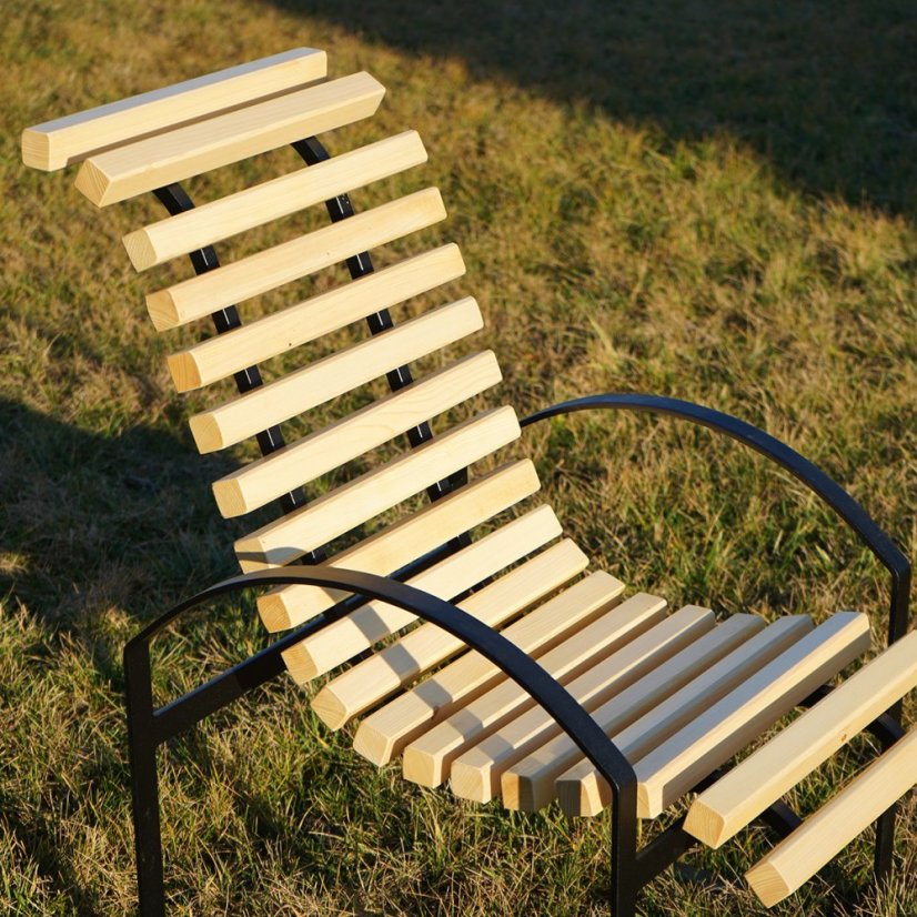 Záhradné kreslo Royal s masívnym drevom