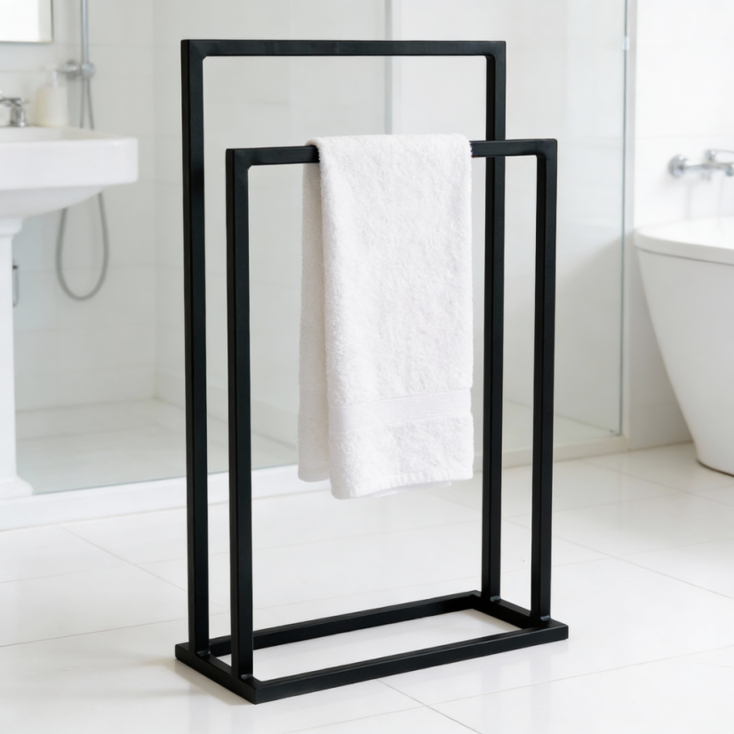 Kovový stojan na uteráky Leny
