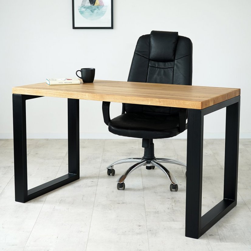 Sada kovových nôh "O" k jedálenskému stolu - Šírka: 900 mm