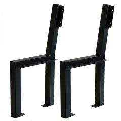 Sada kovových nohou k zahradní lavici