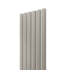 Akustický panel, Pískově béžová, šedý filc, 30x275 cm