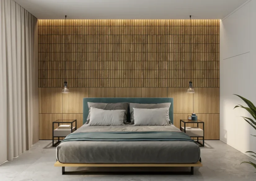 Designový obkladový panel s dubovou dýhou, Mojave, 60x60 cm