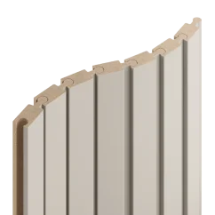 Obkladový panel PUZZLE pro zakřivené stěny, 4,6 x 275 cm, Pískově béžová