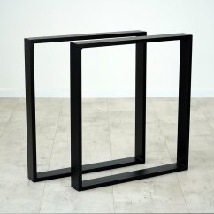 Sada kovových nôh "O" k jedálenskému stolu