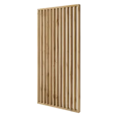 Lamelová dělící stěna, kompletní sada, výška a šířka dle výběru, dub Wotan