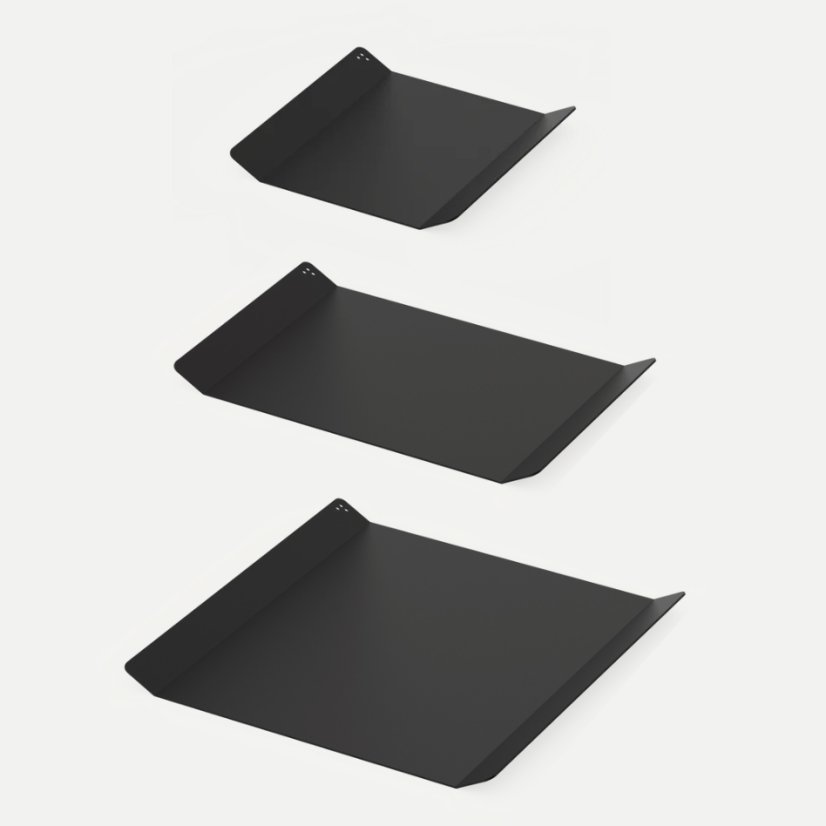 Hliníkový podnos Stockholm černý - Velikost: S