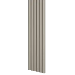 Designový panel s mikrolamelami, tvar Vik, pískově béžová, 12x275 cm