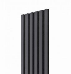 Akustický panel, Grafit, černý filc,30x275 cm