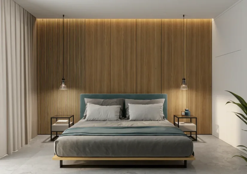 Designový obkladový panel s dubovou dýhou, vzor Sonora, 60x275 cm