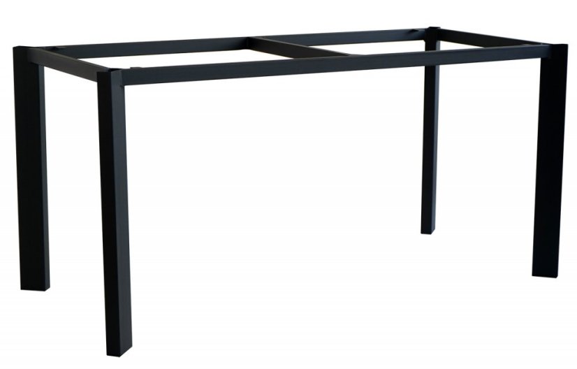 Podnožie k jedálenskému stolu Slant s podperami - Pôdorysné rozmery konštrukcie: 1600 x 700