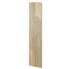 Designový obkladový panel s dubovou dýhou, vzor Osaka, 60x275 cm