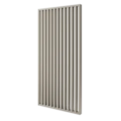 Lamelová dělící stěna, kompletní sada, výška a šířka dle výběru, pískově béžová