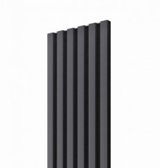 Akustický panel, Grafit, černý filc,30x275 cm
