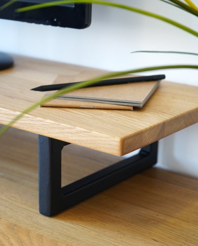 Podstavec pod monitor Base s masivní dubovou deskou