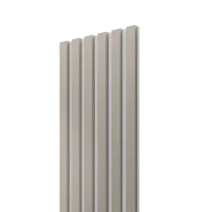 Akustický panel, Pískově béžová, šedý filc, 30x275 cm