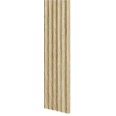 Designový panel s mikrolamelami, tvar Vik, dub Evropský, 12x275 cm