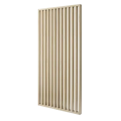 Lamelová dělící stěna, kompletní sada, výška a šířka dle výběru, dub Sonoma