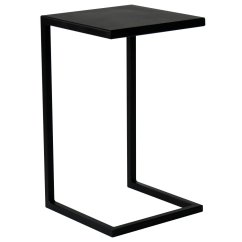 Odkladací stolík Dimo ​​s kovovou doskou