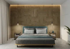 Designový obkladový panel s dubovou dýhou, vzor Dalen, 60x30 cm