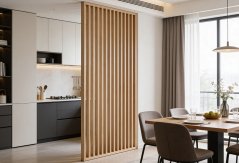 Otočné lamelové příčky: elegantní regulace soukromí i světla