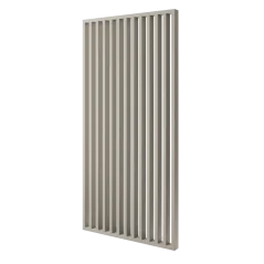 Lamelová dělící stěna, kompletní sada, výška a šířka dle výběru, pískově béžová