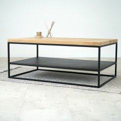 Konferenčný stolík Hollan s dubovým masívom