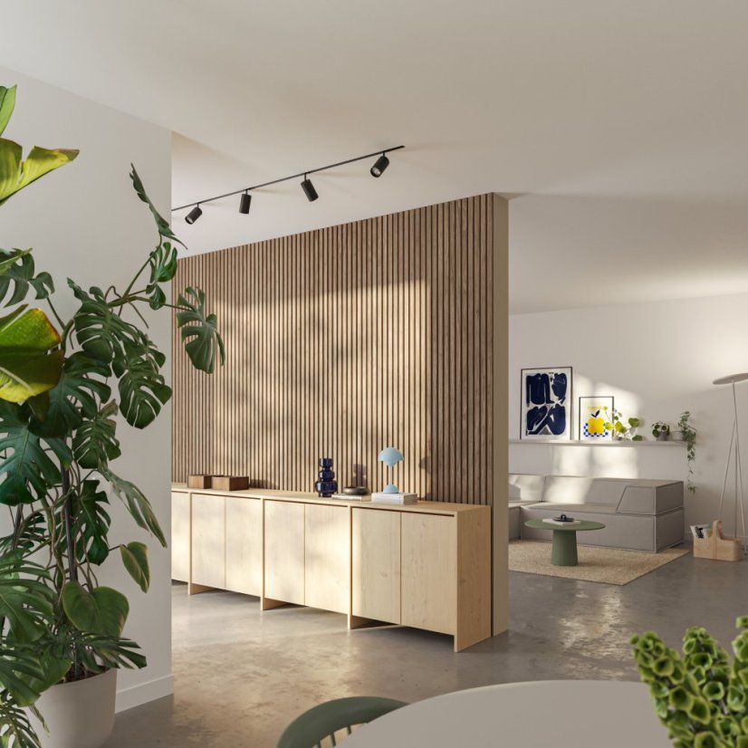 Lamela úzká, 3x1,8x275 cm, dub Natura