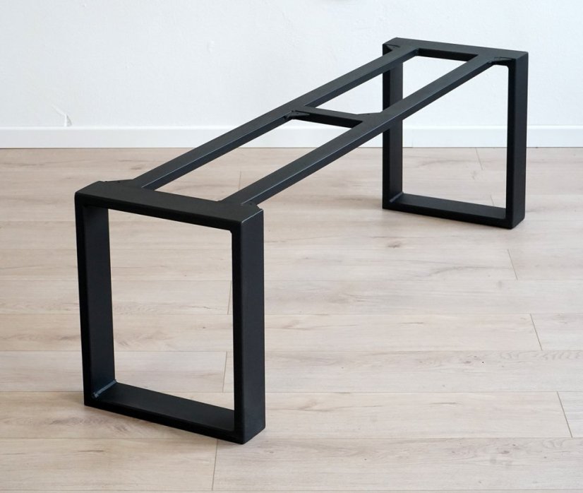 Konstrukce kovové lavice Narrow - Délka: 1200 mm