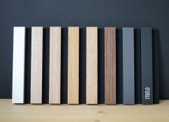 VZOREK, akustický panel, černý filc