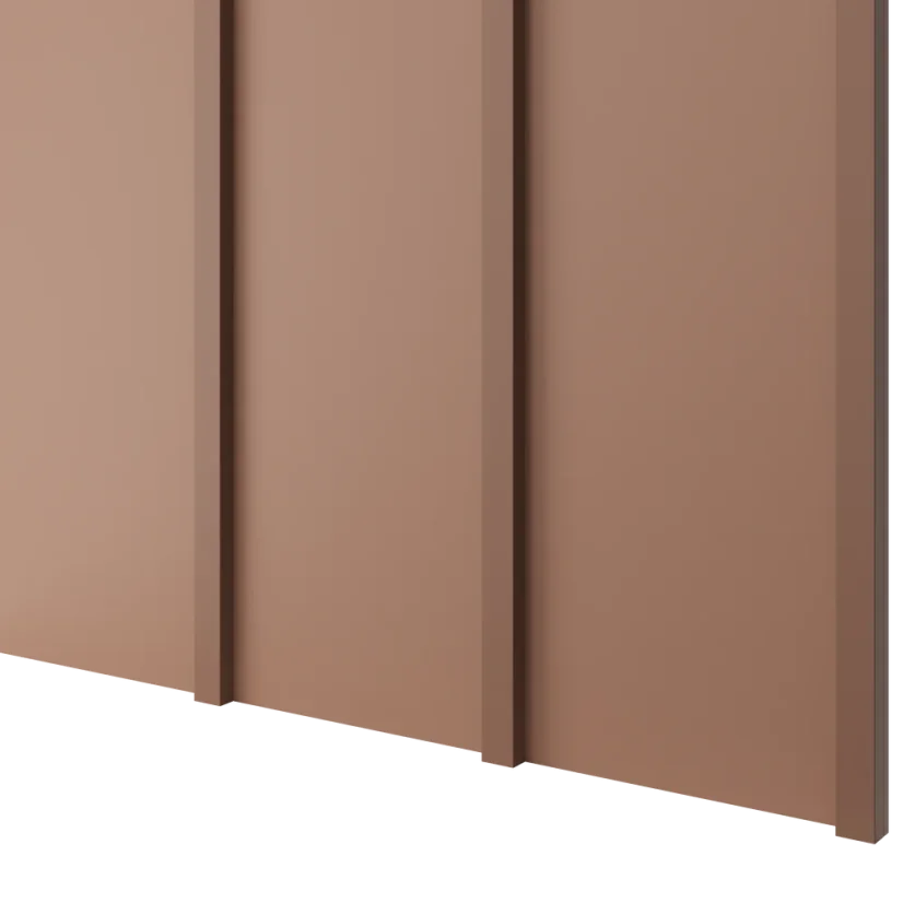 Designový obkladový panel Japandi, Mocha Mousse, 30x275 cm