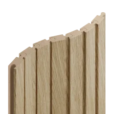 Obkladový panel PUZZLE pro zakřivené stěny, 4,6 x 275 cm, Evropský dub