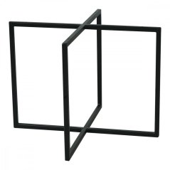 Kovová konstrukce konferenčního stolku do kříže