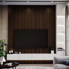 Lamela široká, 3x4x275 cm, ořech