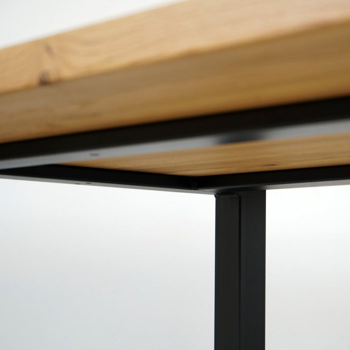 Podnožie k jedálenskému stolu "U" s podperami - Pôdorysné rozmery konštrukcie: 1500 x 600
