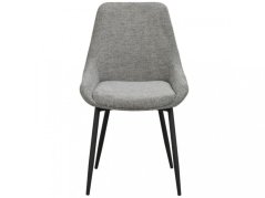 Světle šedá látková jídelní židle ROWICO SIERRA