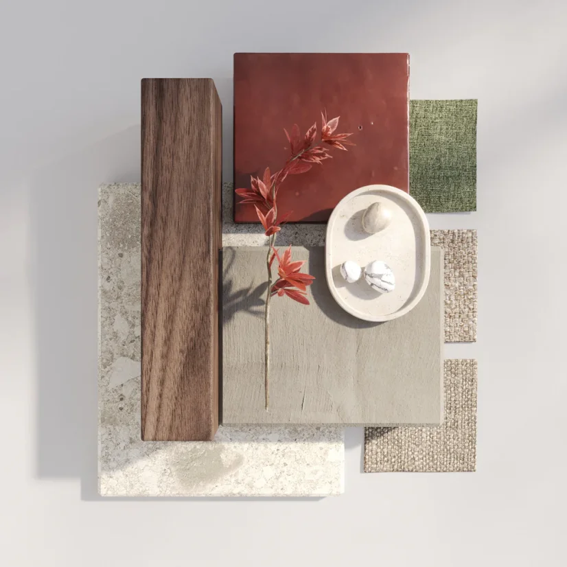 Designový obkladový panel Japandi, dýha Americký ořech, 30x275 cm