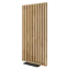 Samostatně stojící lamelová dělící stěna se základnou, kompletní sada, dub Wotan
