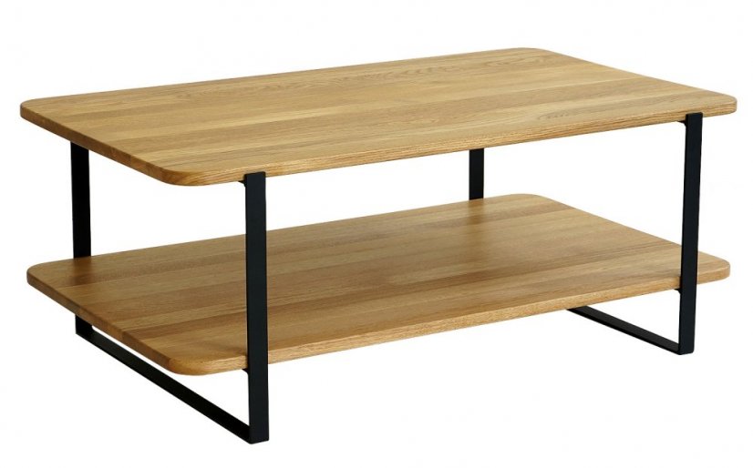 Konferenční stolek Bote s masivními dubovými deskami