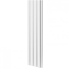 Designový obkladový panel s lamelami MINI, bílý mat, 12,3 x 275 cm