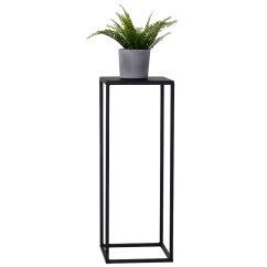 Odkládací stolek Alma / černý s jemnou strukturou