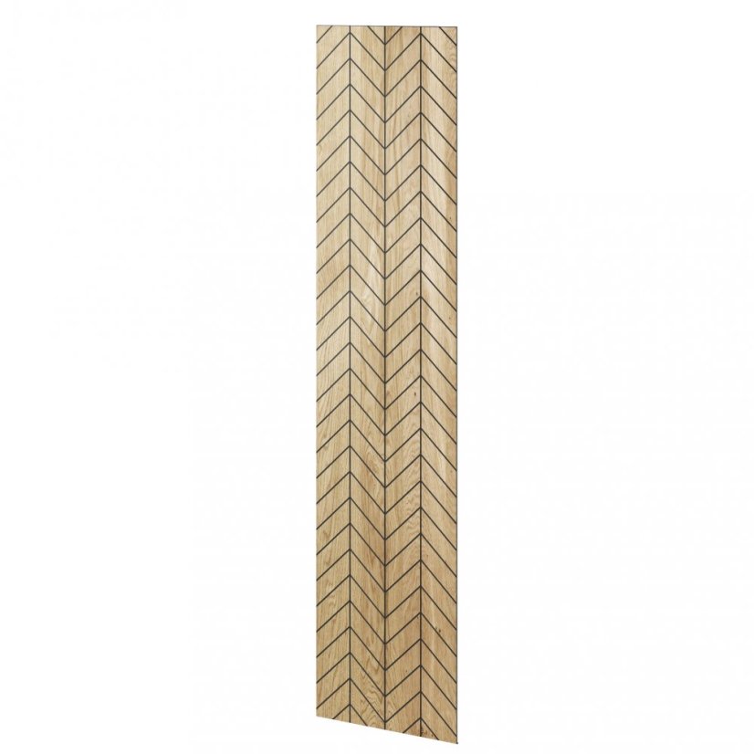 Designový obkladový panel s dubovou dýhou, vzor Versin, 60x275 cm