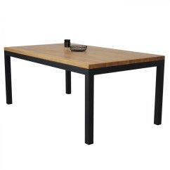 Jídelní stůl s masivní dubovou deskou Klasik