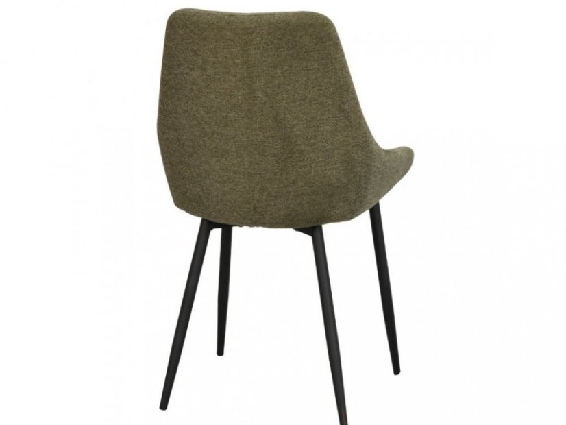 Zelená látková jídelní židle ROWICO SIERRA