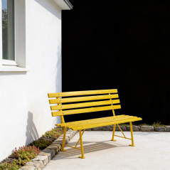 Záhradná lavica Judith žltá
