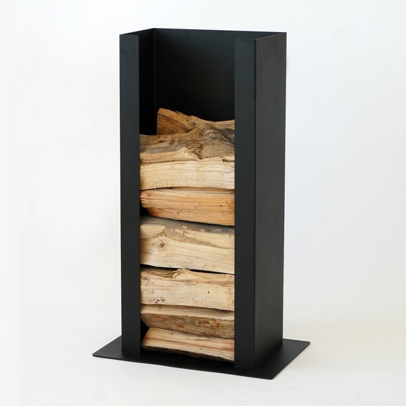 Kovový stojan na dřevo Lock