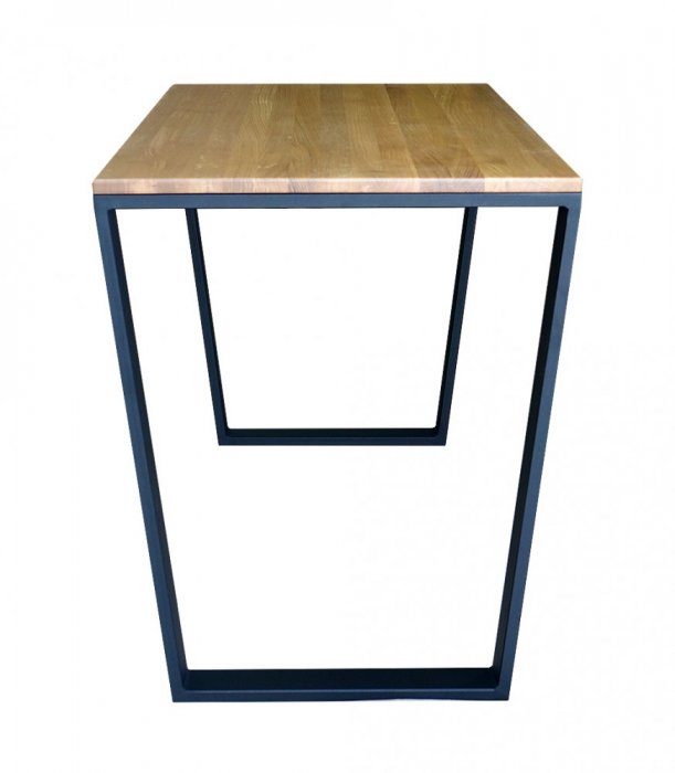 Podnožie k pracovnému stolu "V" s úzkym profilom - Pôdorysné rozmery konštrukcie: 1800 x 800